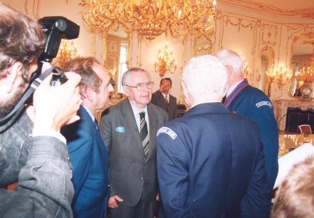 Setk�n� Jaroslava Foglara s V�clavem Havlem 25. 5. 1994